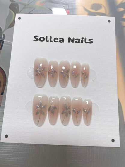 Flower Petal Nails