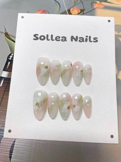 Pastel Bloom Nails