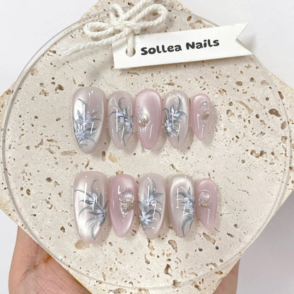 Floral Mist Nails