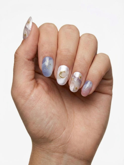 Cosmic Aurora Nails