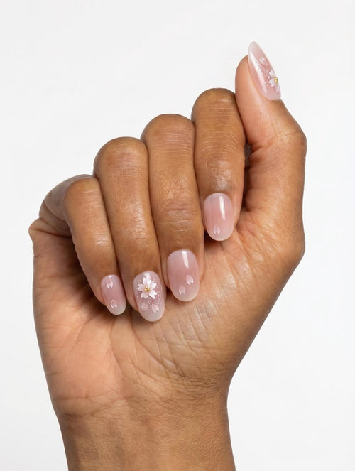 Blossy Nude Nails