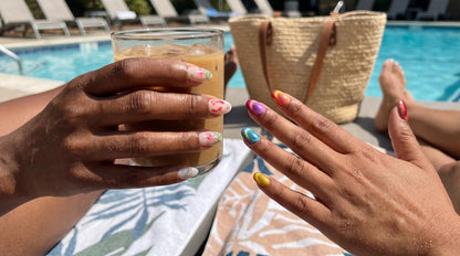 Bright Mirage Nails
